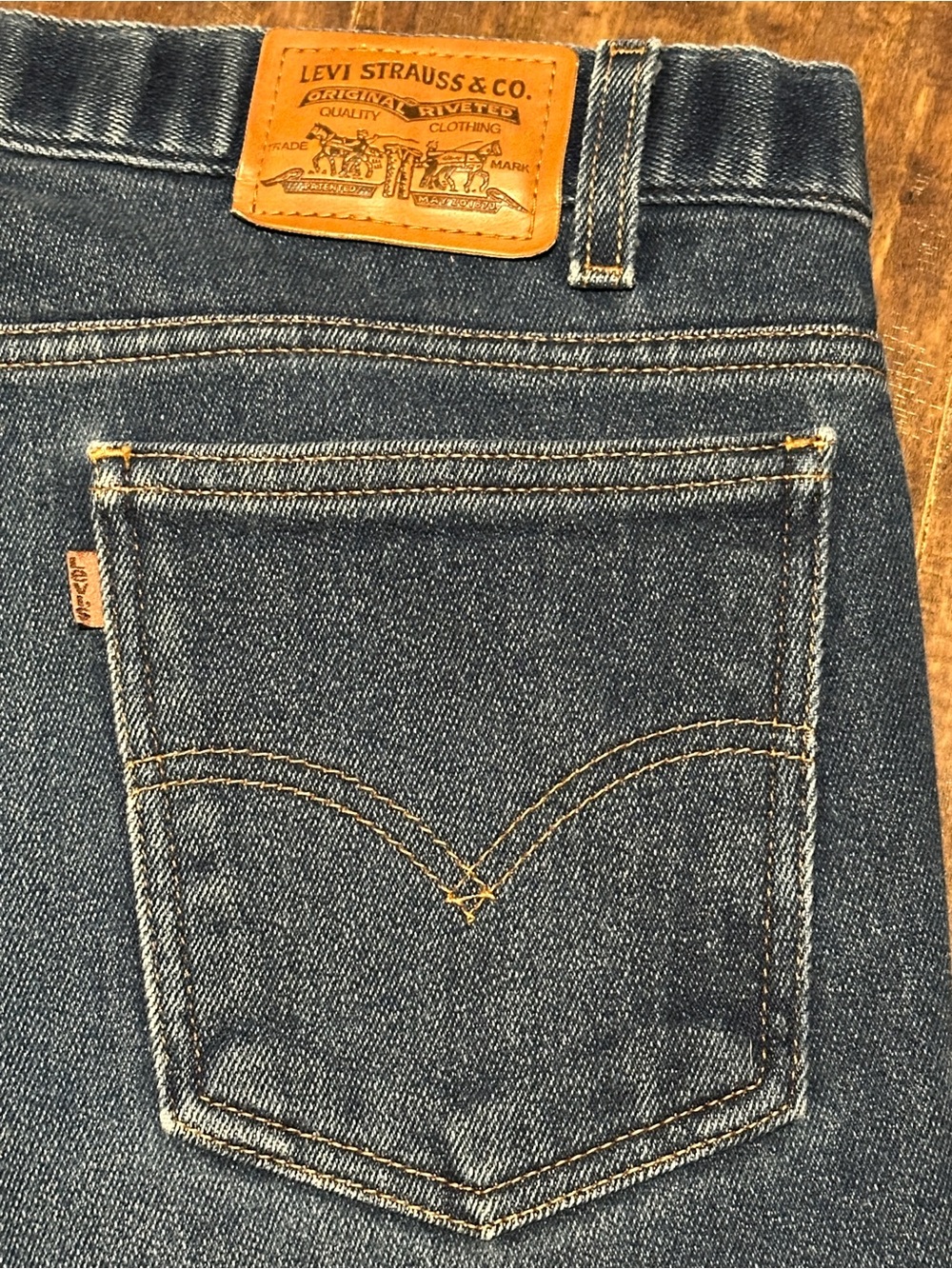 Orange Tag Levi's 505 Denim Jeans Straight Leg Men's 40x30